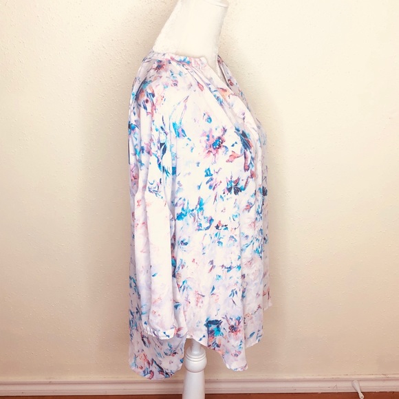 ❤️Violet+Claire Pink Pastel Printed Blouse - Picture 3 of 5